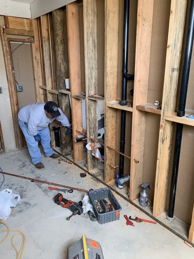 Commercial rough-in plumbing for Water Heater Replacement in Mcchord Afb
